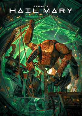 Project Hail Mary Sci-Fi Poster