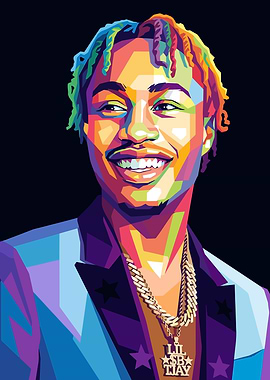Pop Art Portrait of Lil Tjay