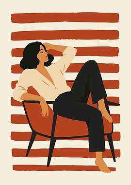 Retro Lounge Wall Art