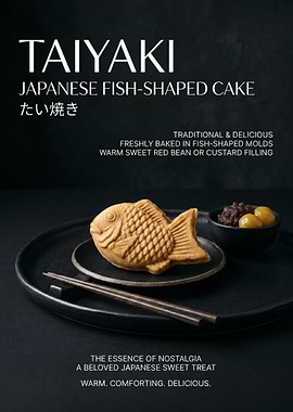 Taiyaki Japanese Fish-Shaped Cake poster