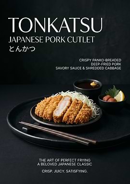 Tonkatsu Japanese Pork Cutlet poster