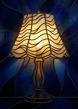 Stained Glass Tiffany Lamp