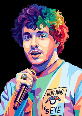 Jack Harlow Pop Art Portrait