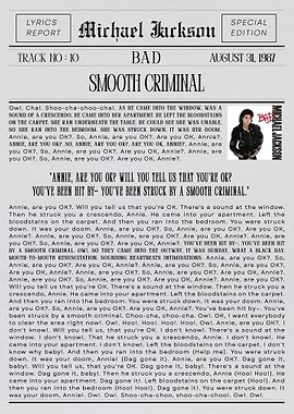 Michael Jackson Smooth Criminal