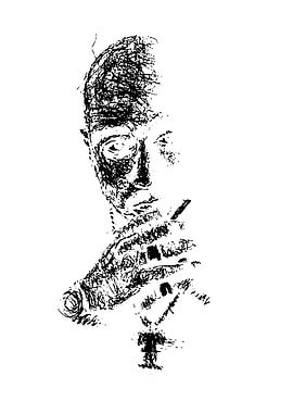 Abstract Portrait Sketch
