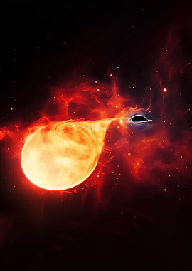 Black Hole Accreting a Star