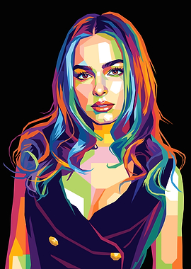 Addison Rae Pop Art