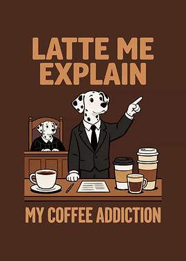 Latte Me Explain Funny Dog Coffee