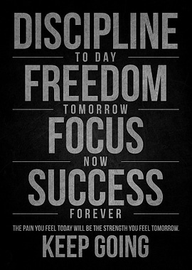 Inspirational Motivational Quote Poster