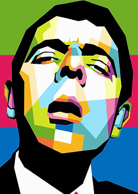 Colorful Pop Art Portrait