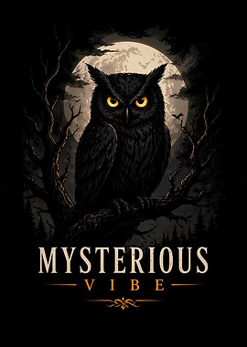 Mysterious Owl Vibe halloween