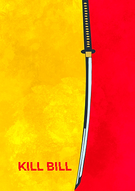Kill Bill Katana Poster