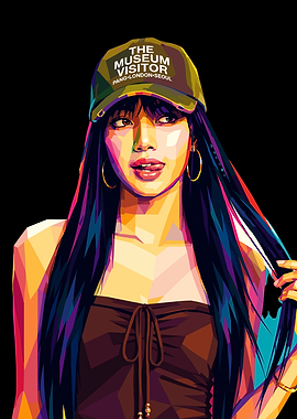 Pop Art Portrait of Lisa