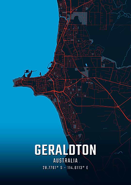Geraldton City Map