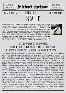 Michael Jackson Beat It