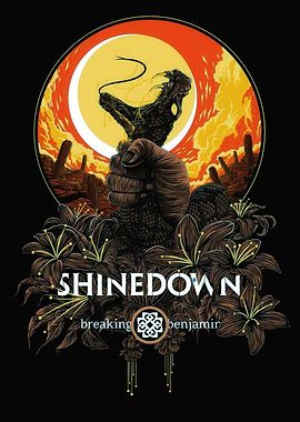 Shinedown and Breaking Benjamin Concert Poster