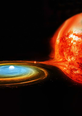 Cosmic Collision: Star and Accretion Disk
