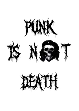Punk Is Not Death Skull