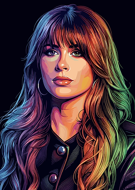 Stylized Portrait of a Ella Langley