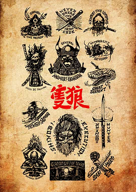 Japanese Warrior Tattoos and Symbols