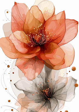 Watercolor Floral Art