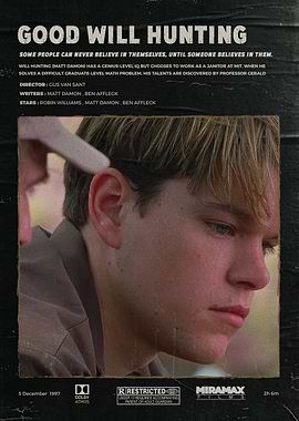 Good Will Hunting Movie Poster