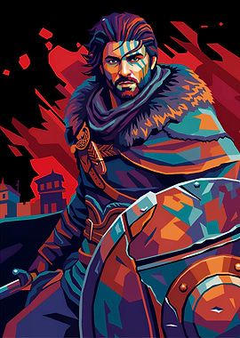 Crimson Vanguard: The Lone Warrior’s Stand