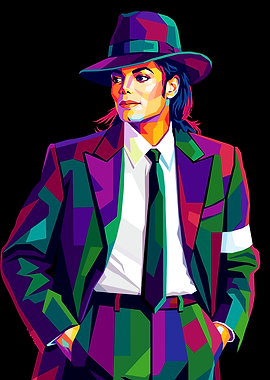 Michael Jackson Pop Art Portrait