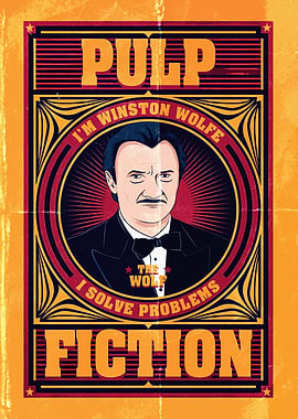 Pulp Fiction Winston Wolfe Poster