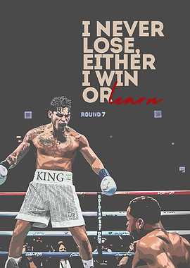 Boxing Quote motivation Poster