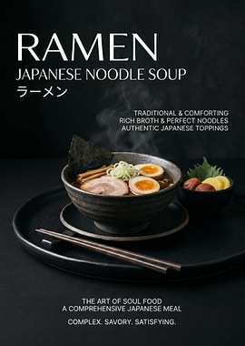Delicious Ramen Bowl poster