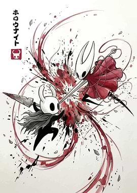 Hollow Knight Hornet vs Knight