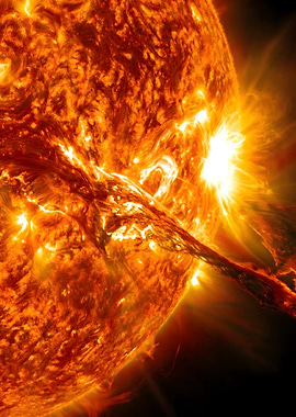 Solar Flare Eruption