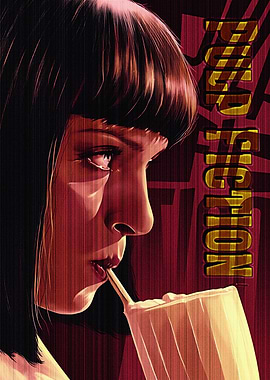 Pulp Fiction Mia Wallace Milkshake