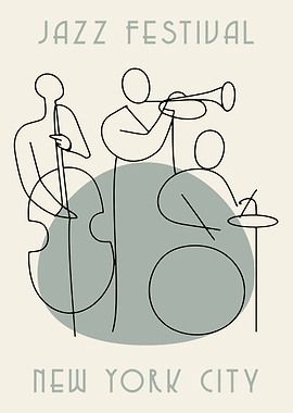 Jazz Festival New York City Poster