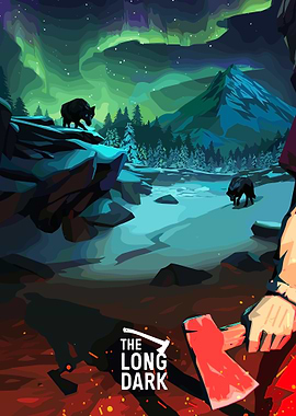 The Long Dark Aurora Borealis Scene