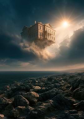 Floating Mansion in the Clouds
