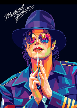 Michael Jackson Pop Art Portrait