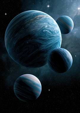 Exoplanet System with Gas Giants