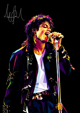 Michael Jackson Pop Art Portrait
