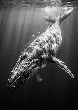 Humpback Whale Underwater