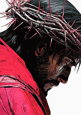 Jesus Christ with Crown of Thorns