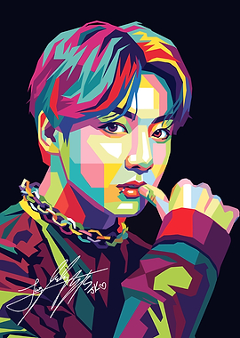 Jungkook Pop Art Portrait