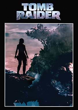 Tomb Raider Lara Croft Cliffside