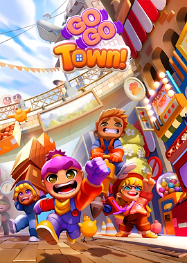 Go Go Town! Game Art