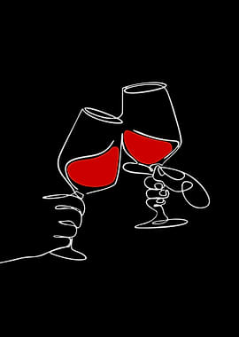 Minimalist Wine Toast