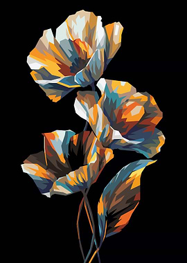 Abstract Floral Art
