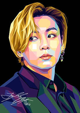 Jungkook Pop Art Portrait