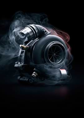 Turbocharger with Smoke