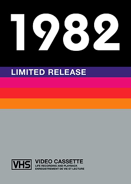 1982 VHS Video Cassette, Limited Release